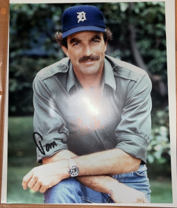 Signed Tom Selleck 8x10 Photograph With Certificate of Authenticity