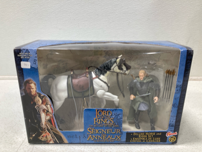 The Lord Of The Rings Deluxe Horse And Rider Set Legolas With Horse Action Figure Set