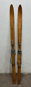 (2) Vintage Skis
