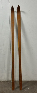 (2) Vintage Ski Bases