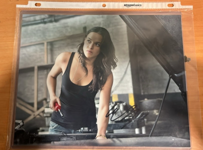 Signed Fast and Furious Michelle Rodriguez 8&rdquo;x10&rdquo; Photograph With Certificate of Authenticity