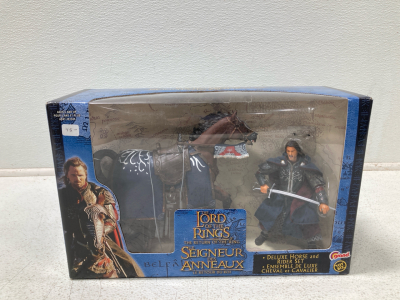 The Lord of the Rings: The Return Of The King" Deluxe Horse And Rider Set Of Aragorn & Brego by Toy Biz