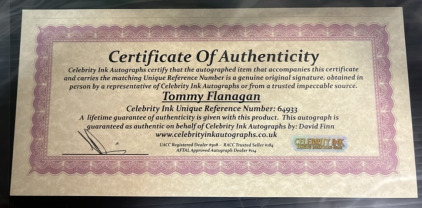 Autographed Tommy Flanagan 8x10 Photograph With Certificate of Authenticity