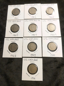 10) Liberty V Nickels 1901-1911
