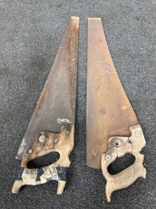 Pair Of 26” Vintage Hand Saws