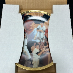 (2) Mickey Mantle Collectible Plates