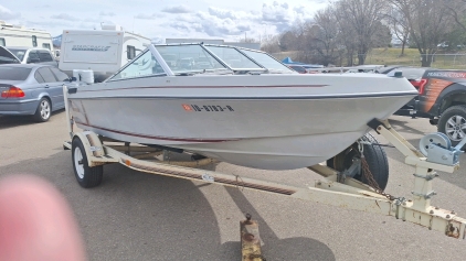 1986 INVADER 16' BOAT WITH TRAILER