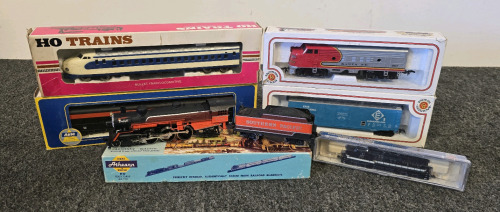 (6) Vintage Model Trains Including Hot Trains, AHM & More