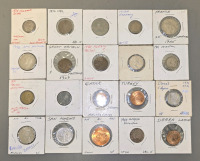 (20) Foreign Collectible Coins And Currency From 1874-1971 *Coins Do Not Carry Authentication*