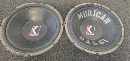 (2) 18" Kicker Subs