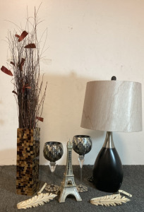 Home Decor- Lamp, Lg.Vase & More