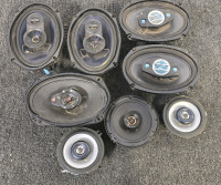 Car Audio Speakers- Kenwood, Bazooka, Scorched *Untested*