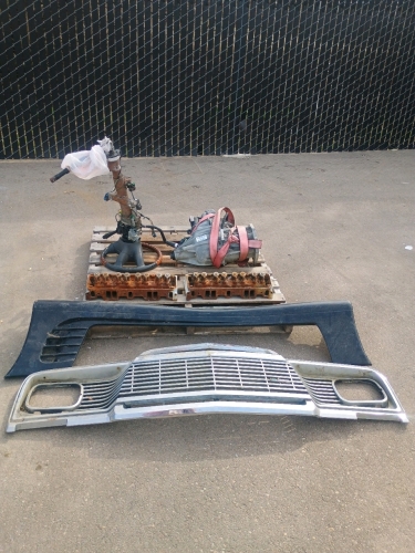 (6) Classic Auto Parts - Steering Column Grille Cylinder Heads & Bumper<br/>