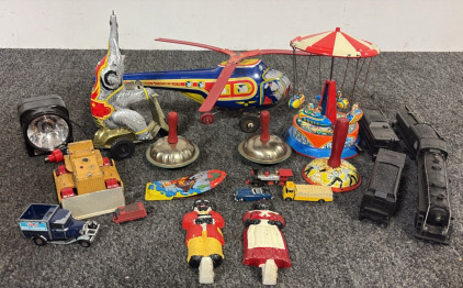 Tow Town Airways Helicopter, Train Set, Collection Series Elephant On Bike, And More