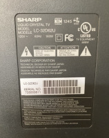Sharp 37&rdquo; TV - 3