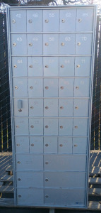 Large Metal Mailbox Unit