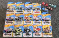 (14) Hot Wheels- Art Cars, Tooned, And Surfs Up Series And (4) Loose Cars