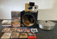 Digital Microscope, DVDs, Blu-rays, Speaker Box & More