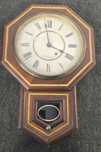 Antique Seth Thomas Clock Company Wall Clock *No Key*