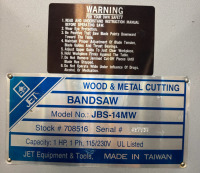 Wood & Metal Cutting BandSaw - 5