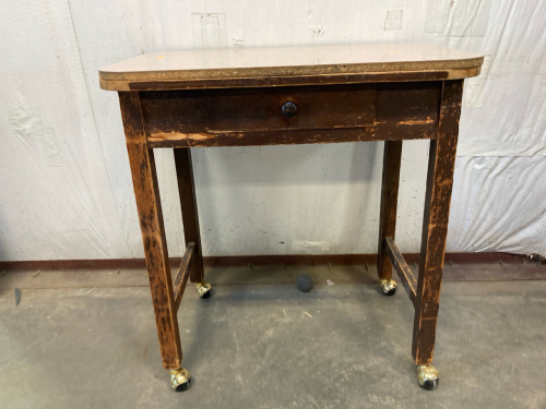 Side Table On Wheels
