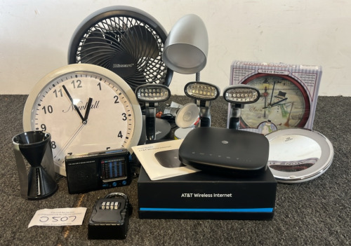 Electronics- AT&T Wireless Internet, Headphones, Lamps & More