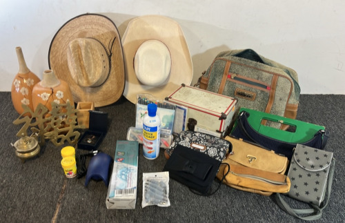Cowboy Hats, Bags/ Purses, Decorative Pots & More