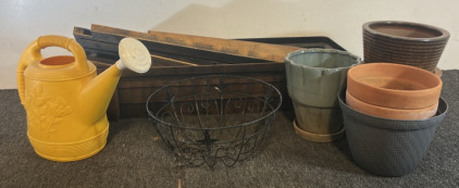 Garden Planter Box, Plant Pots, Plant Hanger, Watering Can