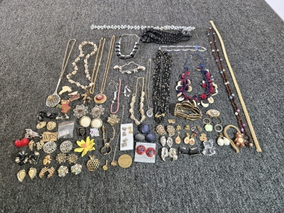 Assorted Earrings, Necklaces & More Jewelry