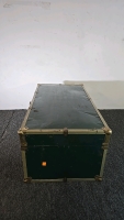 Vintage Green Storage Trunk - 3