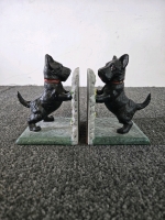Cast Iron Scottie Scottish Terrier Scotty Dog Bookends
