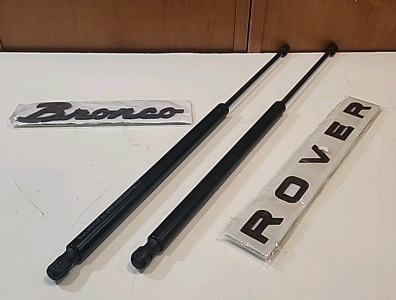 Lift Support for Back Hatch Front Hood 2pcs 24.67".. Bronco and Range Rover Raised Lettering