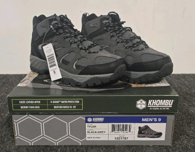 Brand New Mens Khombu All Season Hiking Shoes- Size 9