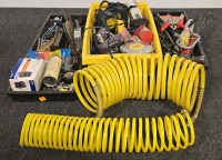 Trays Of Assorted Tools, Automotive Parts And More