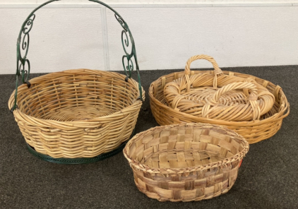 (4) Decorative Basket Assortment