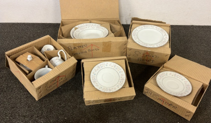 White Jade China Dish Set