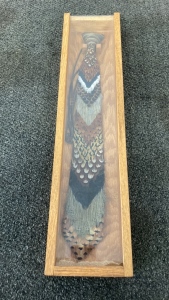 Feather Neck Tie In Protective Case