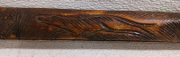 (1) Hand-Carved Wooden & Bone Dragon Blowgun - 5