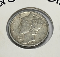 1943 Mercury Dime (Carded) - 2