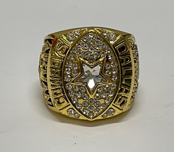 1992 &ldquo;Troy Aikman&rdquo; Super Bowl XXVII Dallas Cowboys Men&rsquo;s Ring Size 11