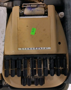 (1) Antique Stenograph Machine w/ Samsonite Case