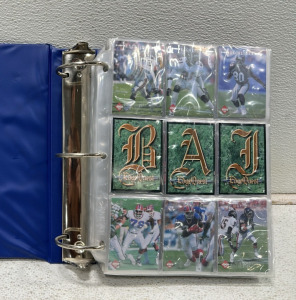(425+) Assortment of Various Edge Quest Excalibur Football Sports Cards - 48 Pages (More Info in Photos)