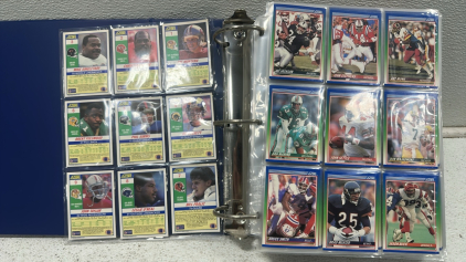 (675+) Assortment of Various Edge Quest Excalibur Football Sports Cards - 75 Pages (More Info in Photos)