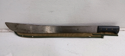 (1) Gavil&aacute;n de Incolma Machete w/ Sheath - 22"