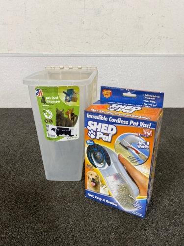 Shed Pal and Pet Food Container