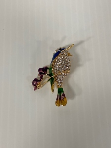 Bird On Branch Pin