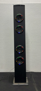 (1) Standing Light Up Speaker Tower