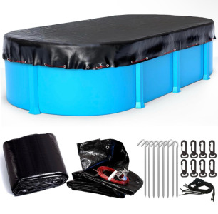 Brand New - Winter Pool Cover for Abover Ground Pools w/ Winch and Cable (15&rsquo; x 30&rsquo;)
