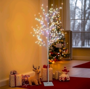 (1) Lighted Tree Christmas Decorations - 67"