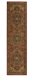 (1) Home Decorators Collection, 2 x 7 Foot, Silk Road Runner Rug